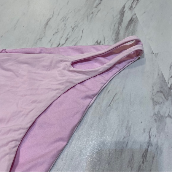 New! Topshop Cutout Pink Swim Bikini Bottoms - Picture 5 of 6